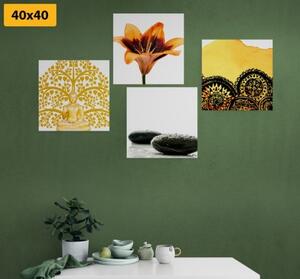 Set obrazov Feng Shui kombinácia - 4x 40x40