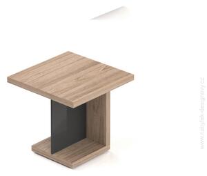 Manažérsky konferenčný stolík SOLID, štvorcový 80x80cm (Manažérsky konferenčný stolík SOLID, štvorcový 80x80cm, výška 75cm)