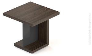 Manažérsky konferenčný stolík SOLID, štvorcový 80x80cm (Manažérsky konferenčný stolík SOLID, štvorcový 80x80cm, výška 75cm)