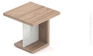 Manažérsky konferenčný stolík SOLID, štvorcový 80x80cm (Manažérsky konferenčný stolík SOLID, štvorcový 80x80cm, výška 75cm)