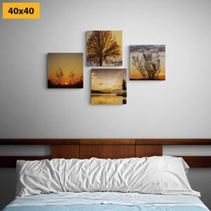 Set obrazov čarokrásna príroda - 4x 40x40