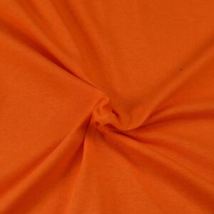 Brotex Jersey prestieradlo Oranžové-120x200 cm