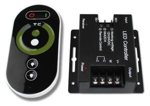 Ovládač CCT LED pásov s diaľkovým ovládačom RF, 12 V 144 W / 24 V 288 W (KM KM-WW+CW-11, 12V-144W, 24V-288W)
