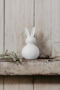 Veľkonočné dekorácie zajačik Tore White 15 cm