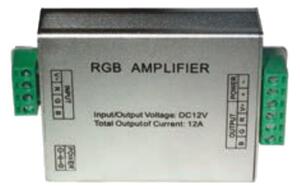 Zosilňovač (amplifier) pre RGB LED pásy, 12 V 144 W / 24 V 288 W (KM-RGBA-01) (KM 144-288W 3X4A)