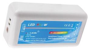 4-zónový prijímač RF pre RGBW LED pásy, 12 V 192 W / 24 V 384 W (KM-RGBW-4Z-21) (KM KM-RGBW-4Z-21, 192-384W)