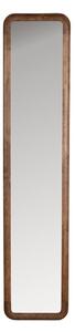 Nástenné zrkadlo s dreveným rámom 26x120 cm Nyko – White Label