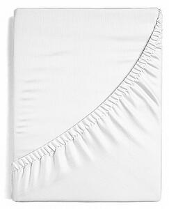 Prestieradlo Bílé PREMIUM Bavlněný mikroplyš 90-100 x 200-220/30