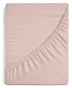 Prestieradlo Pudrové PREMIUM Bavlněný mikroplyš 90-100 x 200-220/30