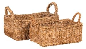 Košíky z morskej trávy v súprave 2 ks 32x23x13 cm Morella – House Nordic