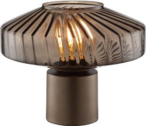 Brilliant - Stolová lampa LYN 1xE27/20W/230V hnedá/dymová hnedá
