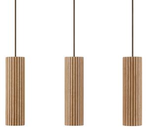 Brilliant - Luster na lanku LAKEWOOD 3xGU10/10W/230V hnedá