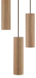 Brilliant - Luster na lanku LAKEWOOD 3xGU10/10W/230V pr. 28 cm hnedý