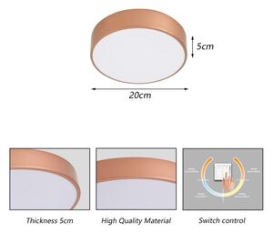 Brilagi - LED stropné svietidlo POOL LED/24W/230V 3000/4000/6000K priemer 20 cm bronzové