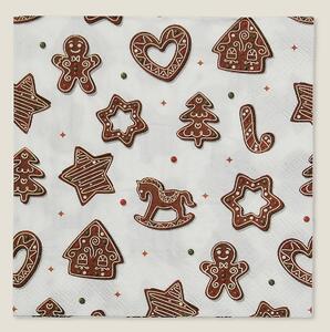 Vianočné obrúsky Cookie II 20 szt