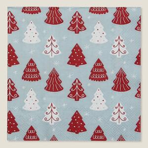 Vianočné obrúsky Winter Trees II 16x16 cm