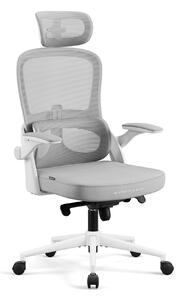 Ergonomická kancelárska stolička svetlosivá Diablo V-Light