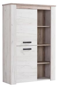 KOMODA, farba duba, farba strieborného duba, 99,5/146,5/36,5 cm XXXL - Obývacie zostavy