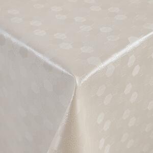 PVC obrus Drobné krémové hexagóny PV-181 - metráž š. 140 cm