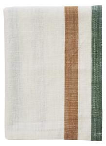Bavlnená utierka Off white / Pumpkin spice / Green