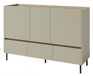 Mirjan24 Komoda Cubonis CB07, Farba:: eukalyptus / eukalyptus + dub baltic 5903211472015