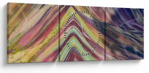 Obraz - Panoráma (s hodinami) (90x30 cm)