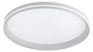 Stropné LED svetlo Isy, biele, Ø 45 cm, kov, stmievateľné, Biela / opálová, Obývacia izba / jedáleň, kov, Moderný, Závesné svietidlo