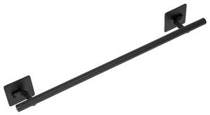 Tutumi - Kovový vešiak na uterák - čierna - 45,5x7 cm