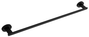 Tutumi - Kovový vešiak na uterák - čierna - 62x6 cm