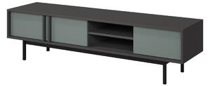 Mirjan24 TV stolík / skrinka Wektus 3D WK09, Farby: antracit / aloe 5903211425042