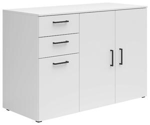 KOMODA, biela, 120/83/52 cm Carryhome - Predsieňové programy