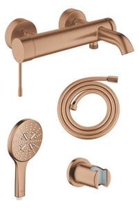 Vaňová batéria Grohe so sprchovým setom 150 mm brúsený warm sunset GBAL6