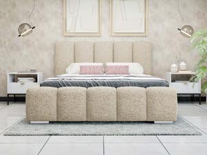 Mirjan24 Čalúnená manželská posteľ Lisko Boucle, Rozmer postele: 180x200, Farby: Abriamo 04 5903211428128