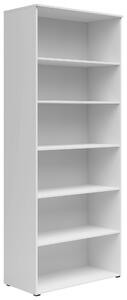 REGÁL, biela, 80/195/40 cm Carryhome - Kancelárske regály