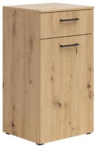 KOMODA, dub artisan, 45/83/40 cm Carryhome - Predsieňové programy