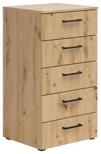 KOMODA, dub artisan, 45/83/40 cm Carryhome - Predsieňové programy