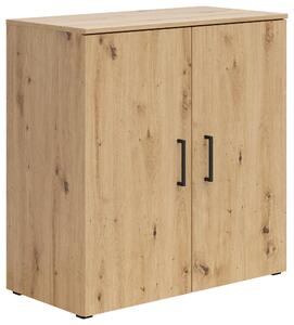 KOMODA, dub artisan, 80/83/40 cm Carryhome - Predsieňové programy