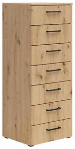 KOMODA, dub artisan, 45/115/40 cm Carryhome - Predsieňové programy
