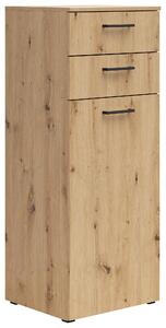 KOMODA, dub artisan, 45/115/40 cm Carryhome - Predsieňové programy