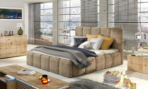 Čalouněná postel Edvige + dřevěný rošt