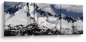 Obraz - Národný park Kenai Fjords (s hodinami) (90x30 cm)