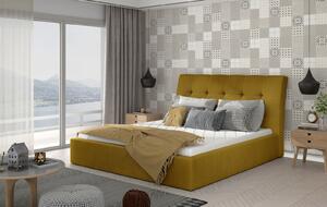 Čalouněná postel Inge + dřevěný rošt