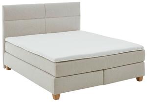 BOXSPRINGOVÁ POSTEĽ, 180/200 cm, textil, béžová Beldomo - Sleep - Postele