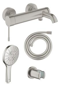 Vaňová batéria Grohe so sprchovým setom 150 mm supersteel GBAL11