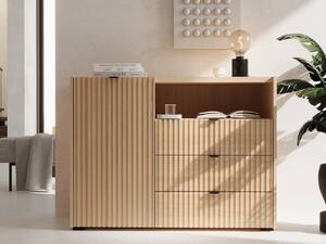 Mirjan24 Komoda Siroti 1D3SZ SR01, Farby: dub vicenza bielený 5903211436185