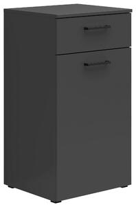 KOMODA, grafitová, 45/83/40 cm Carryhome - Predsieňové programy