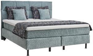 BOXSPRINGOVÁ POSTEĽ, 180/200 cm, textil, svetlomodrá Beldomo - Sleep - Postele