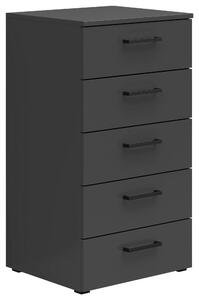 KOMODA, grafitová, 45/83/40 cm Carryhome - Predsieňové programy