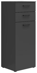 KOMODA, grafitová, 45/115/40 cm Carryhome - Predsieňové programy