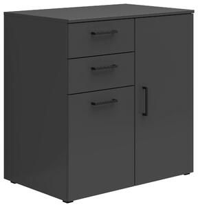 KOMODA, grafitová, 80/83/52 cm Carryhome - Predsieňové programy